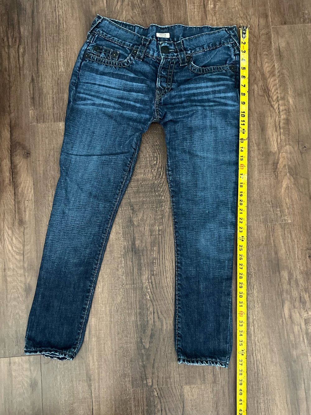 True Religion Rocco Super T Dark Midnight Jeans